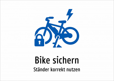 Bike sichern - Ständer korrekt nutzen