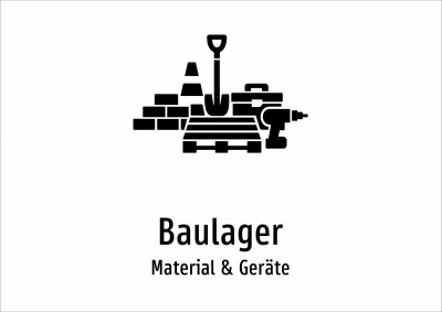 Baulager - Material & Geräte