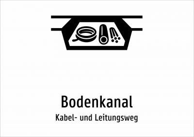 Bodenkanal - Kabel- und Leitungsweg