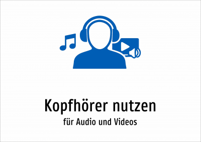 Kopfhörer nutzen - für Audio und Videos