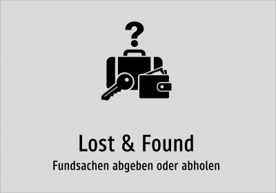 Lost & Found - Fundsachen abgeben oder abholen