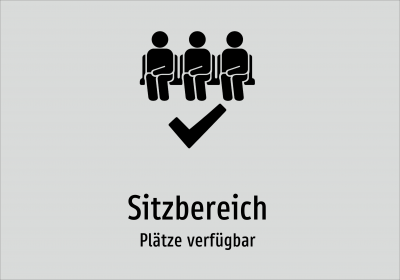 Sitzbereich - Plätze verfügbar