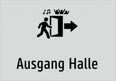 Ausgang Halle