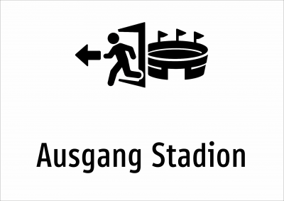 Ausgang Stadion
