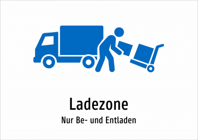 Ladezone - Nur Be- und Entladen
