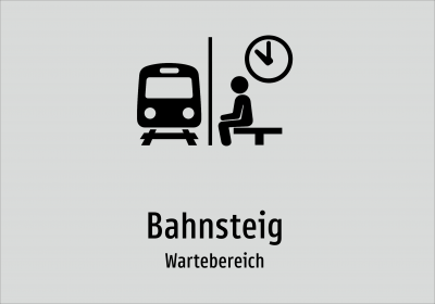 Bahnsteig - Wartebereich