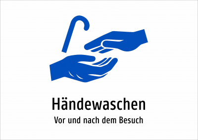 Händewaschen - Vor und nach dem Besuch