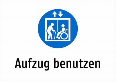Aufzug benutzen
