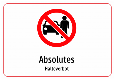 Absolutes - Halteverbot