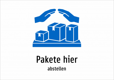 Pakete hier - abstellen