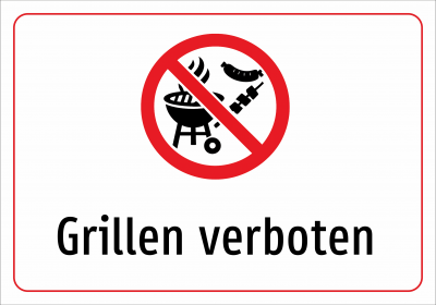 Grillen verboten