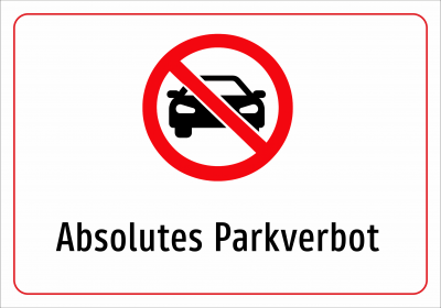 Absolutes Parkverbot