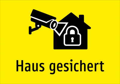 Haus gesichert
