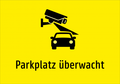 Parkplatz überwacht