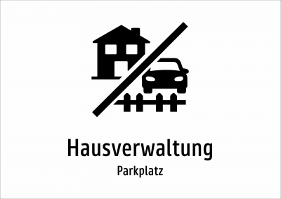 Hausverwaltung - Parkplatz