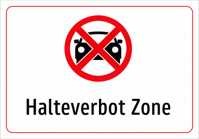 Halteverbot Zone