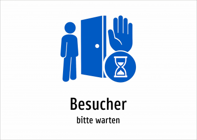 Besucher - bitte warten