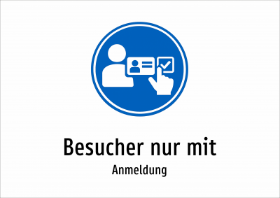 Besucher nur mit - Anmeldung