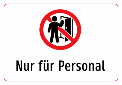Nur für Personal