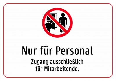 Nur für Personal - Zugang ausschließlich für Mitarbeitende.