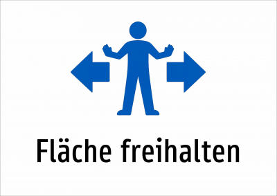 Fläche freihalten