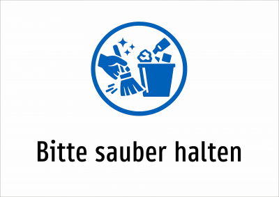 Bitte sauber halten