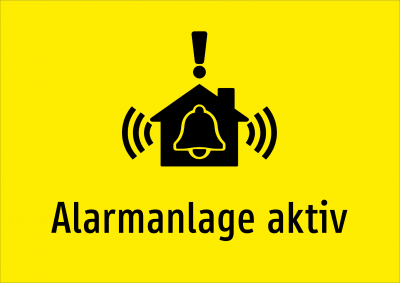 Alarmanlage aktiv