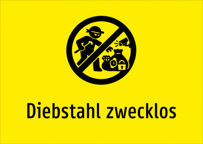 Diebstahl zwecklos