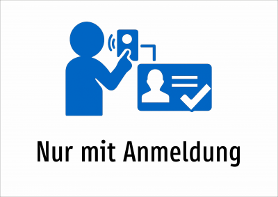 Nur mit Anmeldung