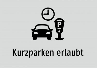 Kurzparken erlaubt