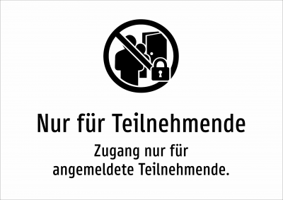 Nur für Teilnehmende - Zugang nur für angemeldete Teilnehmende.