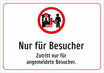Nur für Besucher - Zutritt nur für angemeldete Besucher.