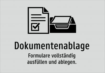 Dokumentenablage - Formulare vollständig ausfüllen und ablegen.
