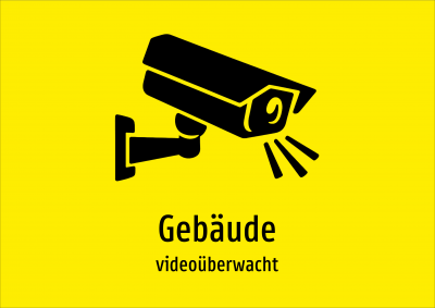 Gebäude - videoüberwacht