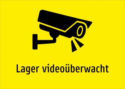 Lager videoüberwacht