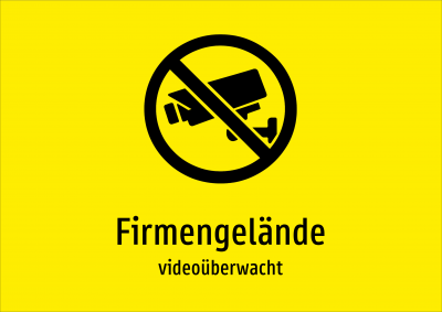 Firmengelände - videoüberwacht