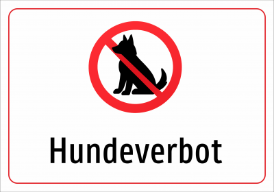 Hundeverbot