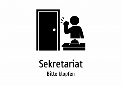 Sekretariat - Bitte klopfen