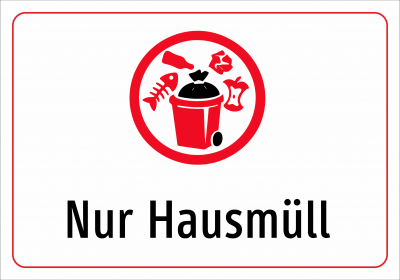 Nur Hausmüll