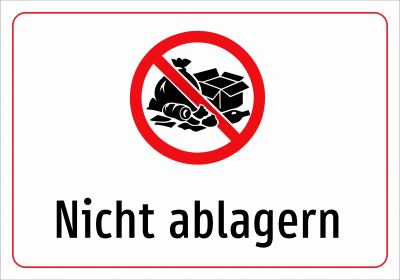 Nicht ablagern