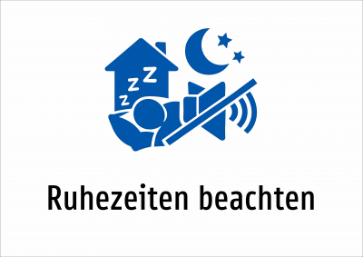Ruhezeiten beachten