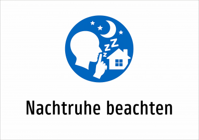 Nachtruhe beachten