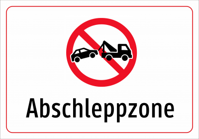Abschleppzone