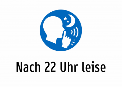 Nach 22 Uhr leise