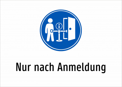 Nur nach Anmeldung