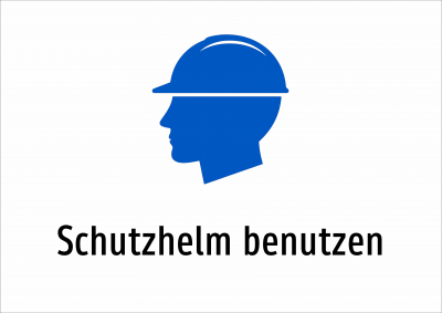 Schutzhelm benutzen