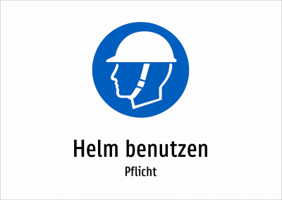 Helm benutzen - Pflicht