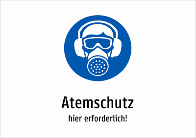 Atemschutz - hier erforderlich!