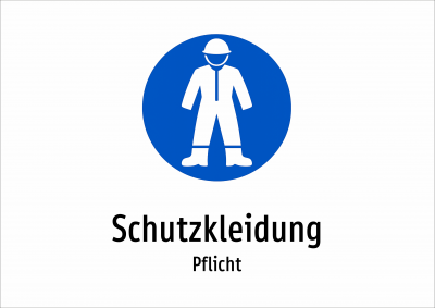 Schutzkleidung - Pflicht