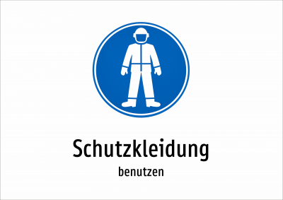 Schutzkleidung - benutzen